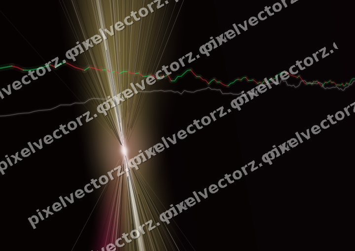 Leuchtender Neon Diagramm Hintergrund in Rosa und Gelb