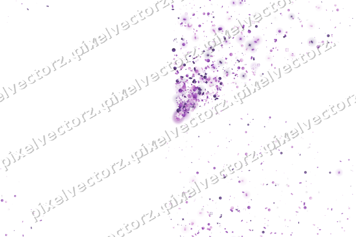 Nahtloser Glitzerfächer aus Funken und Tropfen auf transparentem Grund