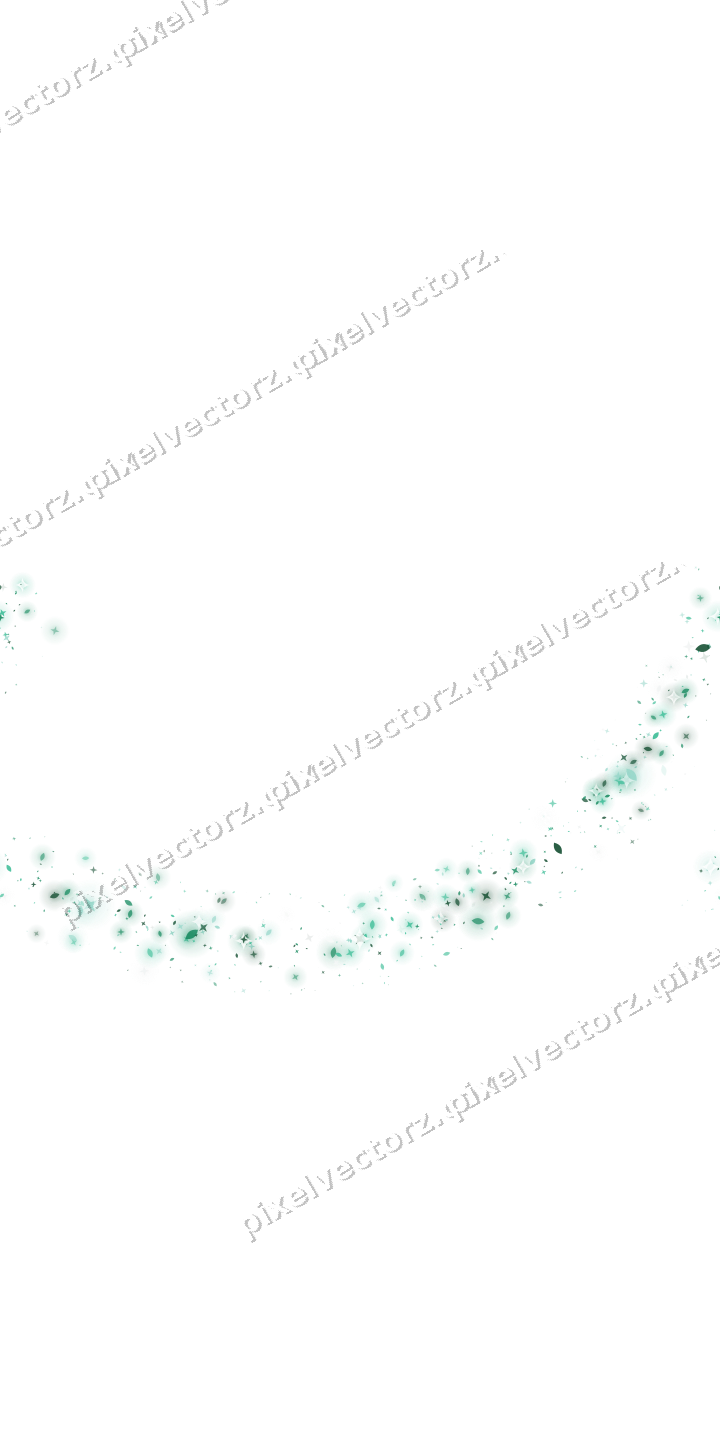 Nahtloser Glitzerbogen aus Sternen und Tropfen auf transparentem Grund