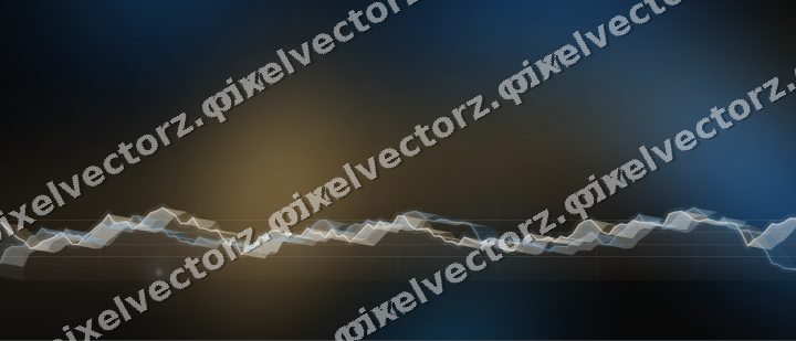 Leuchtender Neon Diagramm Hintergrund in Blau und Rot