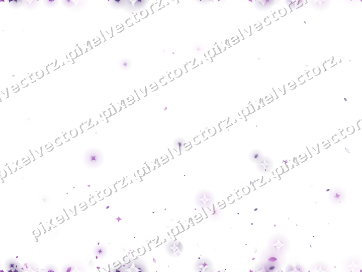 Nahtloser Glitzeraufstieg in Violett auf transparentem Grund