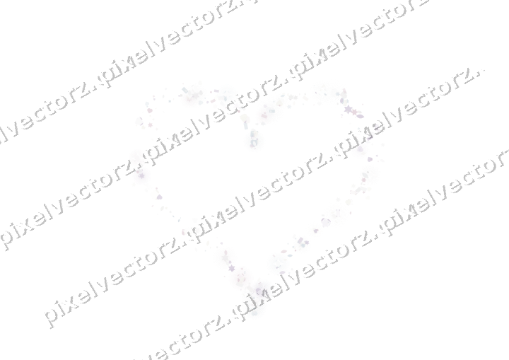 Nahtloses Glitzerherz aus Sternen und Herzen auf transparentem Grund