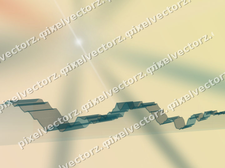 Zarter Pastell Diagramm Hintergrund in Dunkelpetrol und Orange