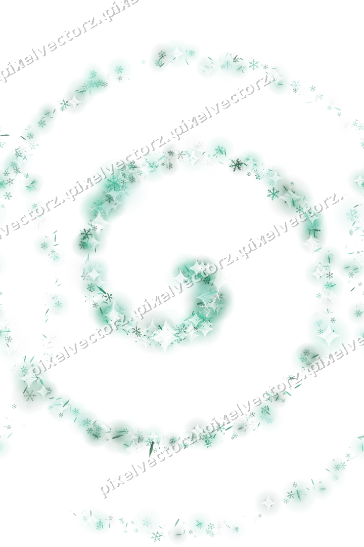 Nahtlose Glitzerspirale auf transparentem Grund