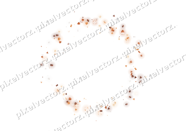 Nahtloser Glitzerkranz auf transparentem Grund