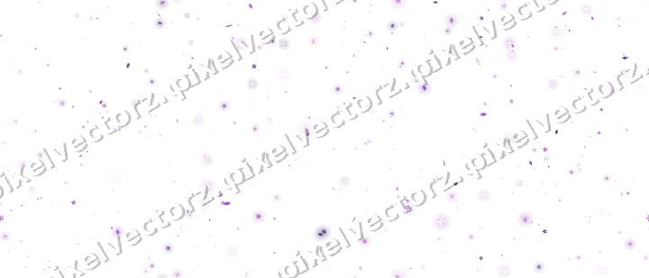 Nahtlose Glitzerstreuung in Violett auf transparentem Grund