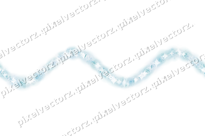 Nahtlose Glitzerwelle in Türkis und Blassblau auf transparentem Grund