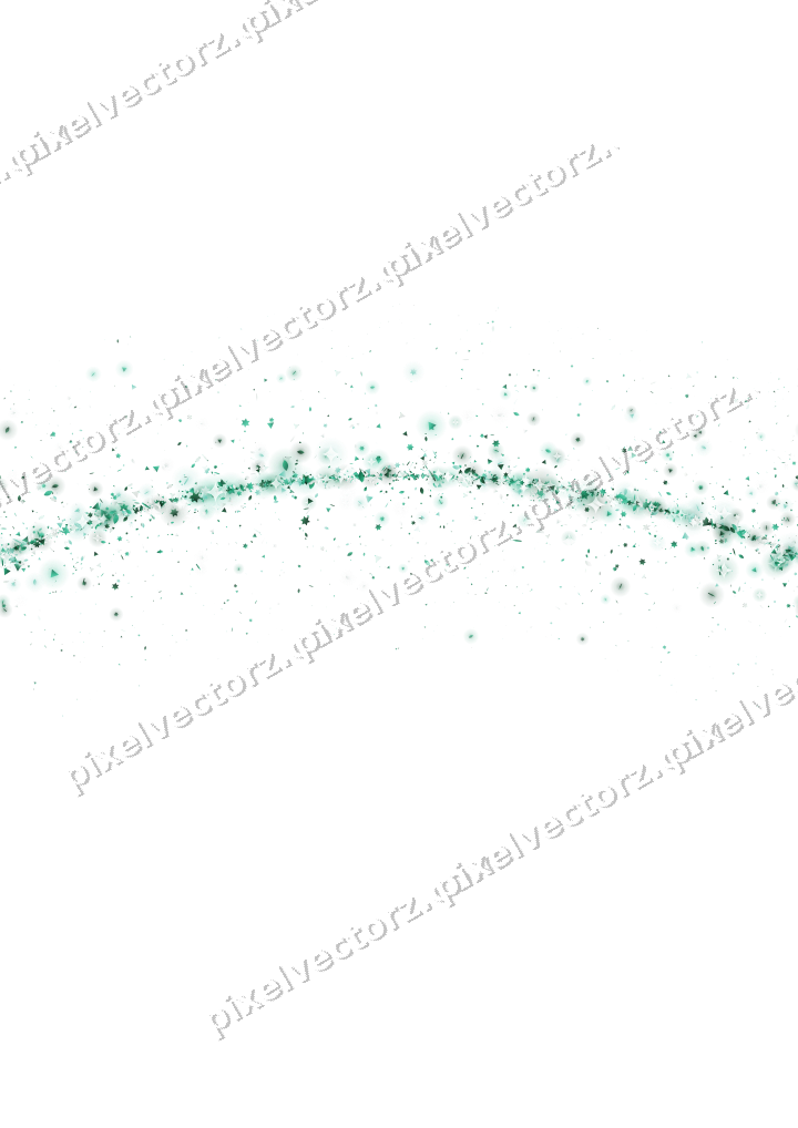 Nahtloser Glitzerbogen aus Sternen und Tropfen auf transparentem Grund
