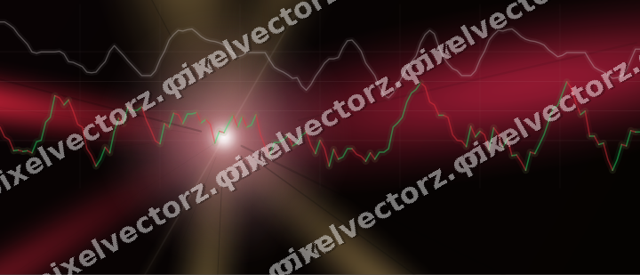 Leuchtender Neon Diagramm Hintergrund in Rosa und Rot