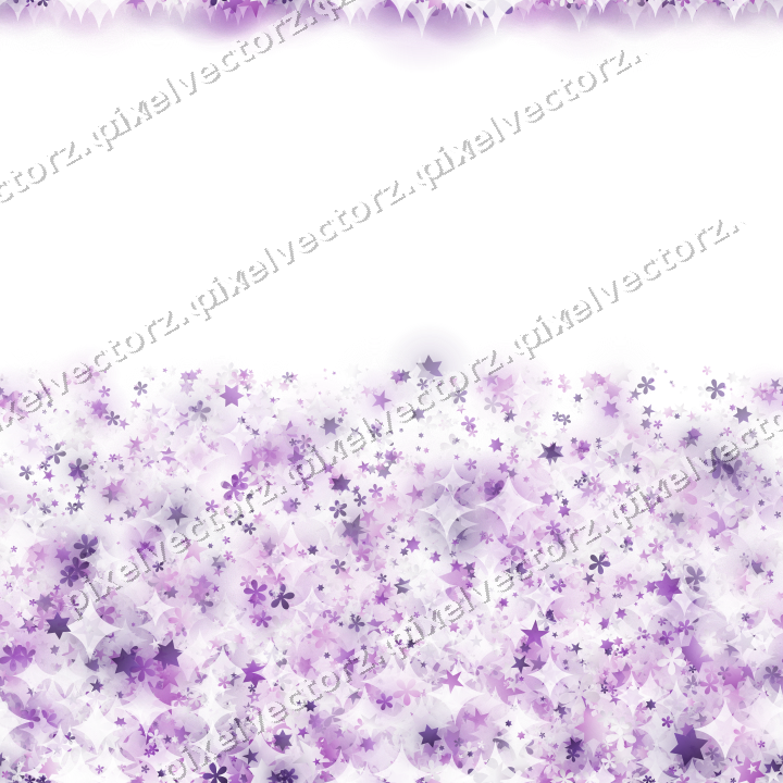 Nahtloser Glitzeraufstieg in Violett auf transparentem Grund