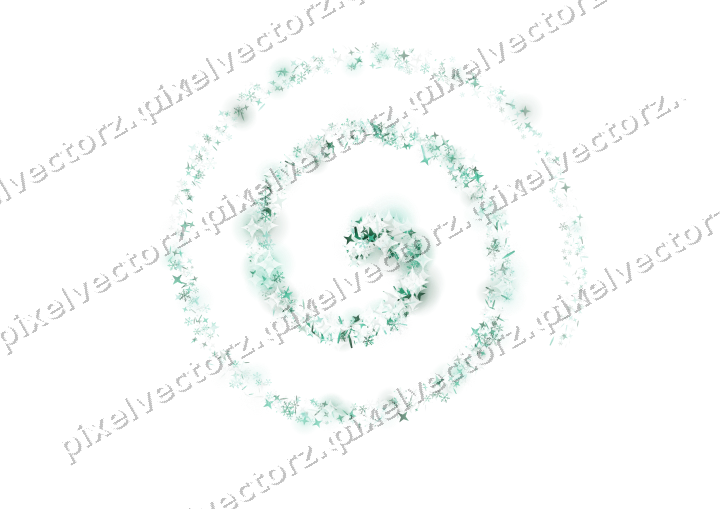 Nahtlose Glitzerspirale auf transparentem Grund
