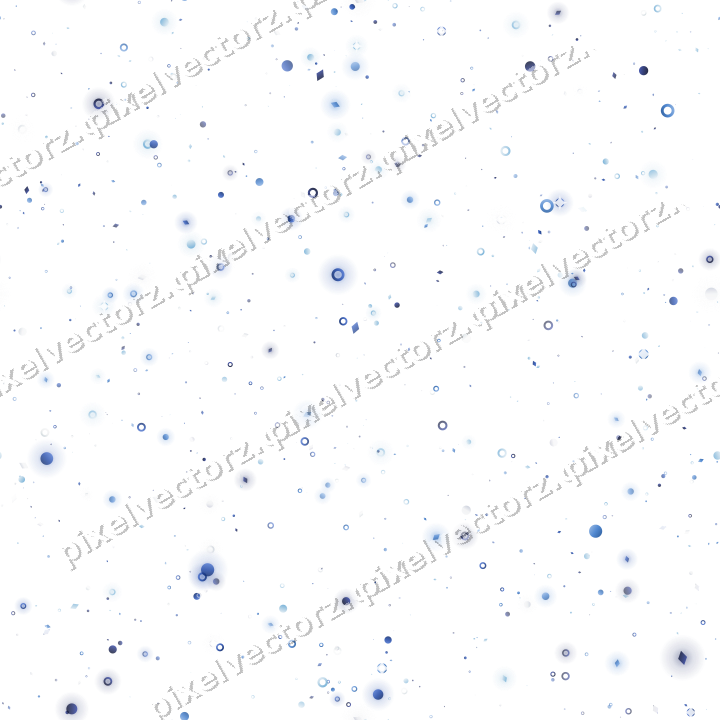 Nahtlose Glitzerstreuung in Blau und Türkis auf transparentem Grund