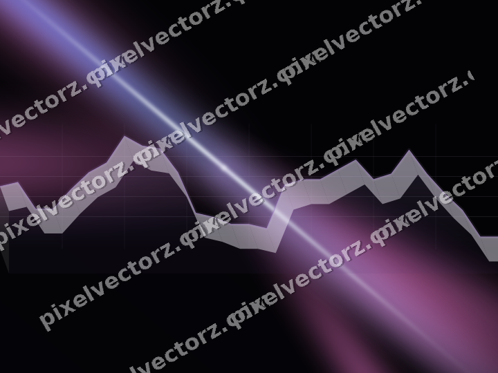 Leuchtender Neon Diagramm Hintergrund in Violett und Blau