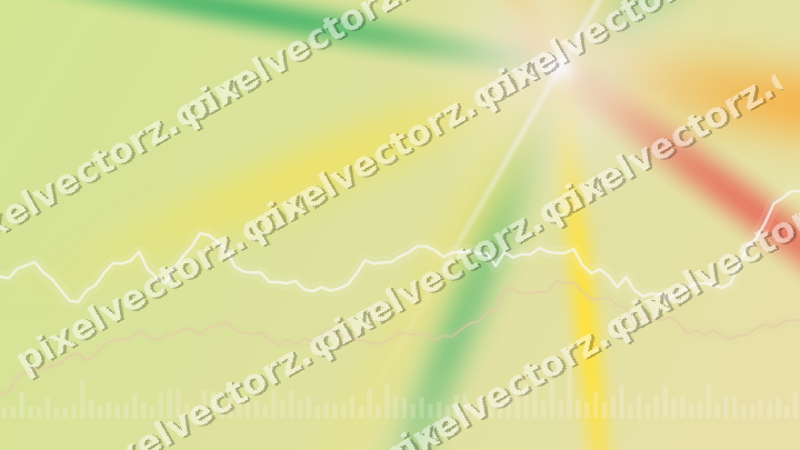Zarter Pastell Diagramm Hintergrund in Rot und Orange