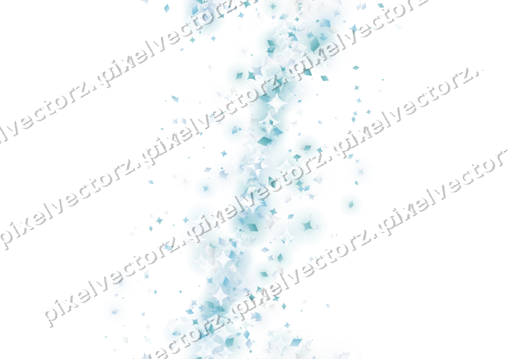 Nahtloses Glitzerband aus Funken und Rauten auf transparentem Grund