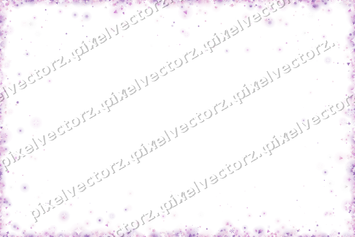 Nahtloser Randglitzer in Magenta und Violett auf transparentem Grund