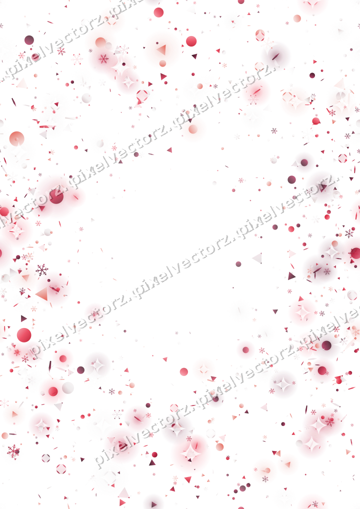 Nahtloser Glitzerkranz in Rosa und Rot auf transparentem Grund