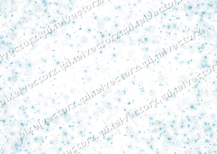 Nahtloser Glitzerkranz aus Blüten und Tropfen auf transparentem Grund