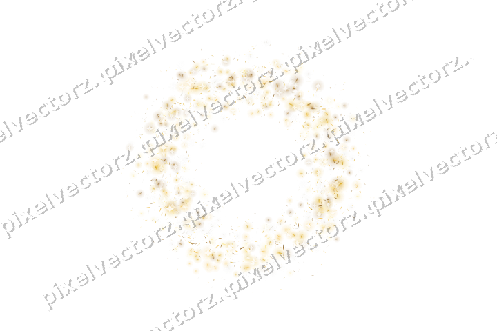 Nahtloser Glitzerkranz aus Splittern auf transparentem Grund