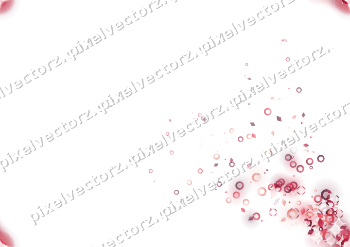 Nahtloser Glitzerfächer aus Ringen und Rauten auf transparentem Grund