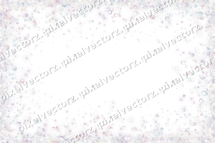 Nahtlose Glitzervignette in Blassrosa auf transparentem Grund