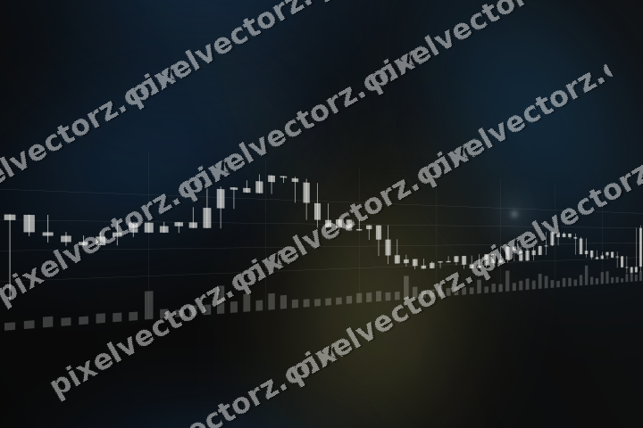 Leuchtender Neon Diagramm Hintergrund in Blau und Gelb