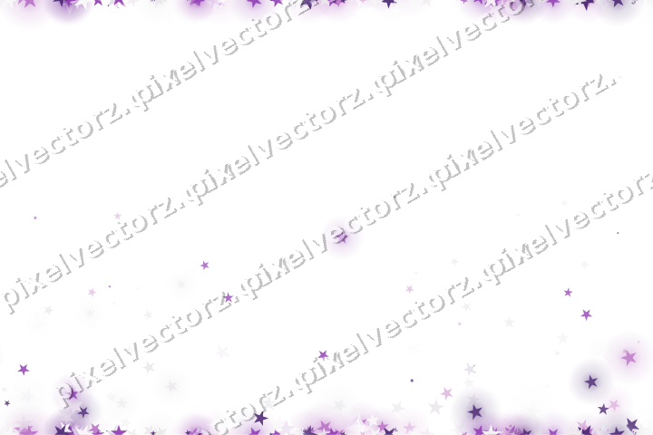 Nahtloser Glitzeraufstieg aus Sternen auf transparentem Grund