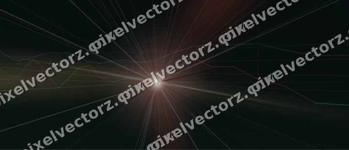 Leuchtender Neon Diagramm Hintergrund in Rot und Grün