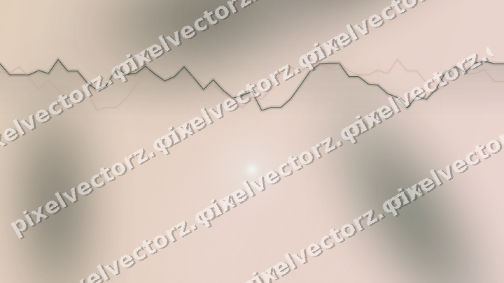 Zarter Pastell Diagramm Hintergrund in Dunkelgrün und Rot