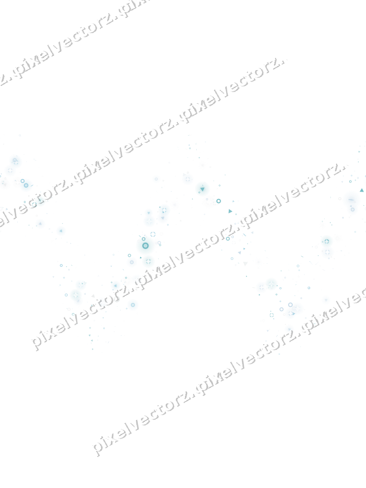 Nahtlose Glitzerwelle aus Ringen und Dreiecken auf transparentem Grund
