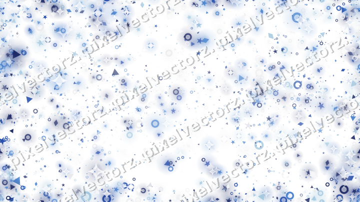 Nahtlose Glitzervignette in Blau und Türkis auf transparentem Grund