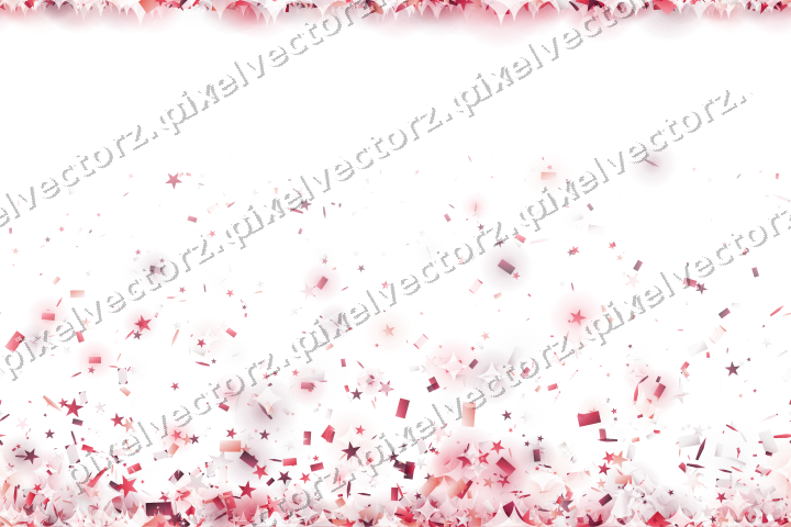 Nahtloser Glitzeraufstieg in Rosa und Rot auf transparentem Grund
