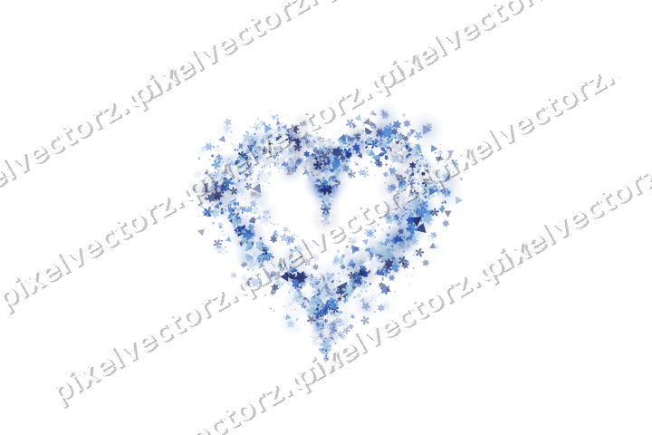 Nahtloses Glitzerherz aus Sternen und Blüten auf transparentem Grund