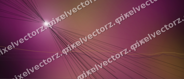 Leuchtender Neon Diagramm Hintergrund in Magenta und Bernstein