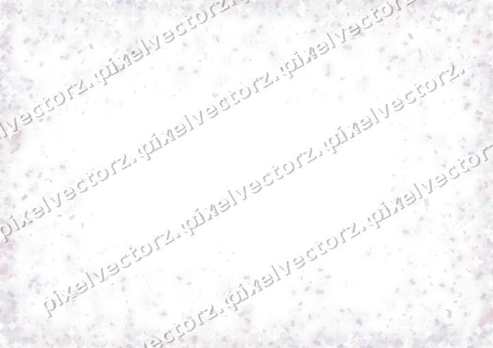 Nahtlose Glitzervignette aus Konfetti auf transparentem Grund