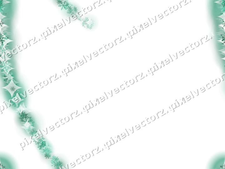 Nahtloser Sternenschweif aus Schneeflocken auf transparentem Grund