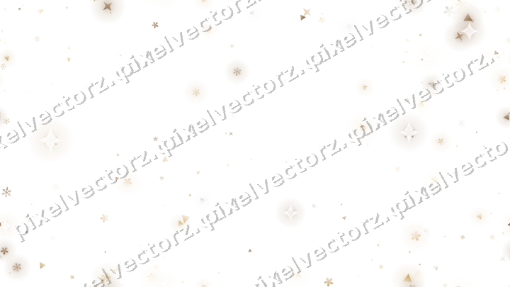 Nahtlose Glitzervignette in Bernstein auf transparentem Grund
