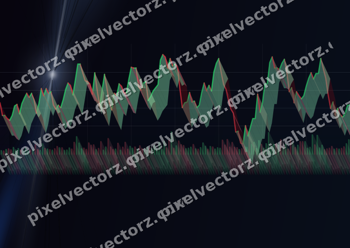 Leuchtender Neon Diagramm Hintergrund in Blau