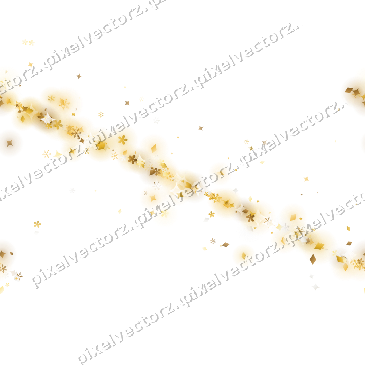 Nahtloses Glitzerband auf transparentem Grund