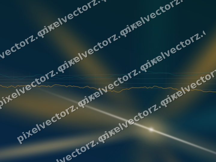 Leuchtender Neon Diagramm Hintergrund in Bernstein und Dunkelpetrol