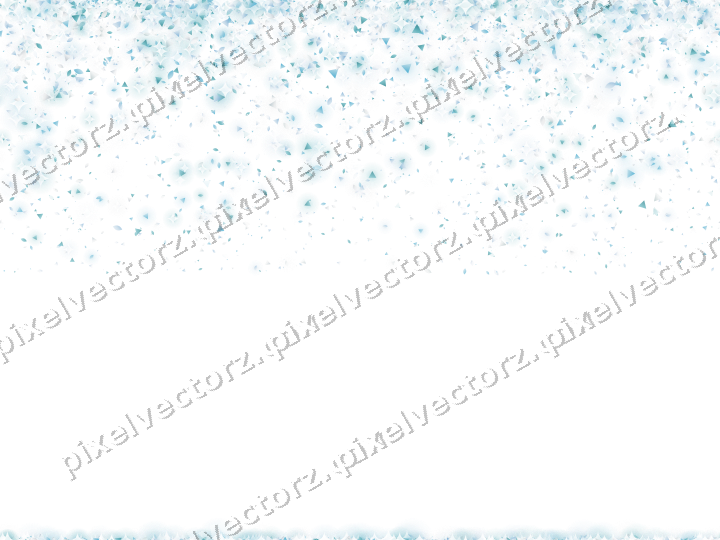 Nahtloser Glitzerregen in Türkis und Blassblau auf transparentem Grund