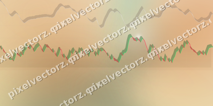 Zarter Pastell Diagramm Hintergrund in Orange und Petrol