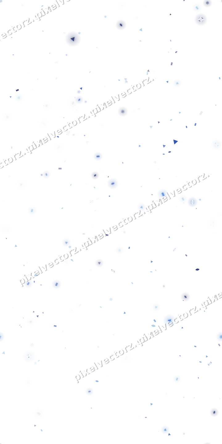 Nahtlose Glitzerstreuung in Blau und Türkis auf transparentem Grund