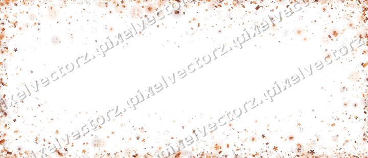 Nahtlose Glitzervignette auf transparentem Grund