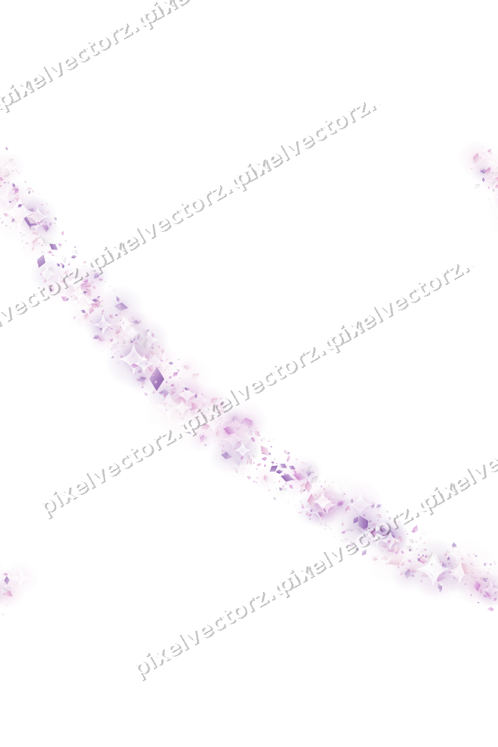 Nahtloser Glitzerbogen aus Rauten in Magenta auf transparentem Grund