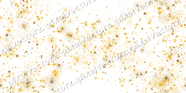 Nahtloser Glitzerkranz aus Funken auf transparentem Grund