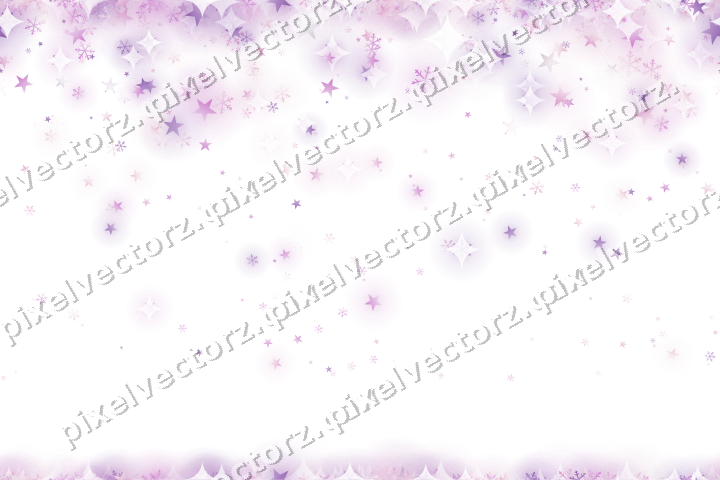 Nahtloser Glitzerregen in Magenta und Violett auf transparentem Grund