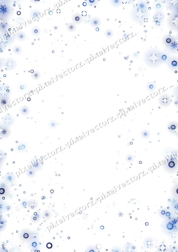Nahtlose Glitzervignette in Blau und Türkis auf transparentem Grund