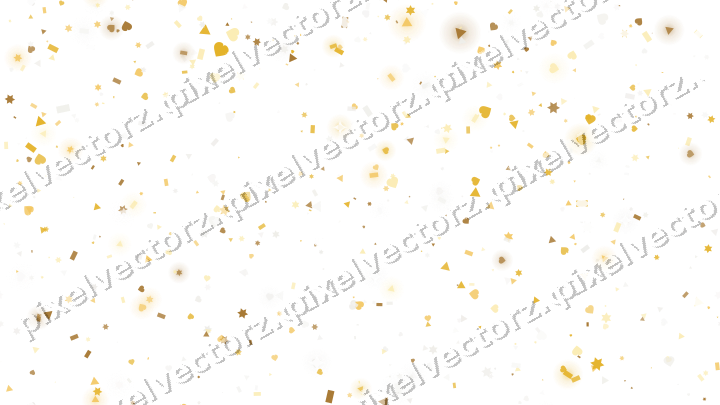 Nahtlose Glitzerstreuung auf transparentem Grund