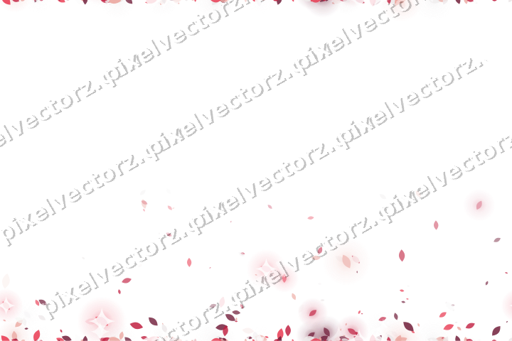 Nahtloser Glitzeraufstieg aus Tropfen in Rosa auf transparentem Grund